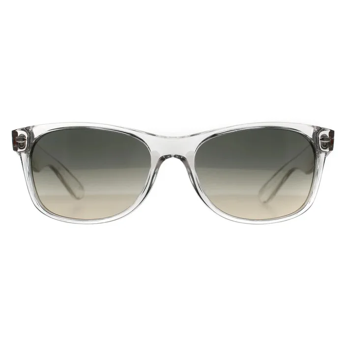 Rectangle Polished Transparent Clear Grey New Wayfarer 2132