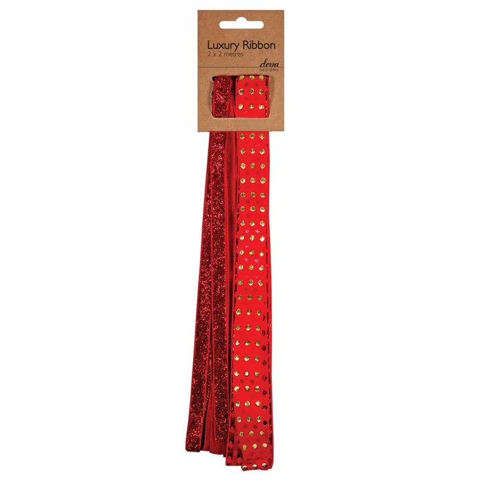 Red Duo Ribbons