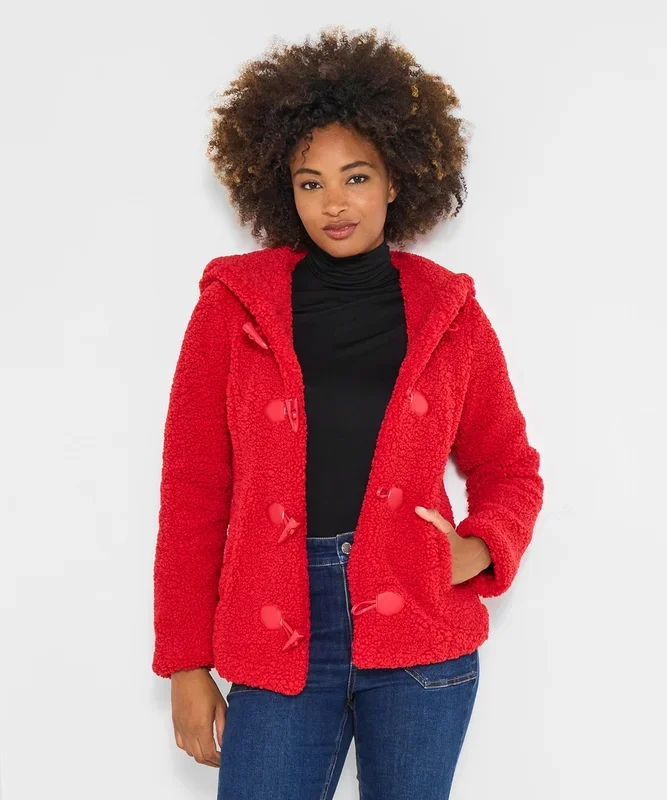 Red Hooded Jacket