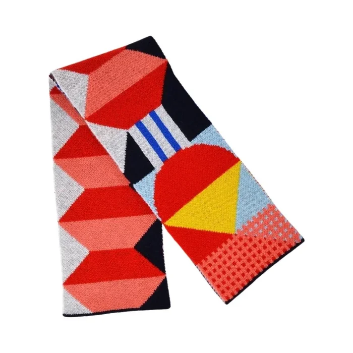 Red Playground Lambswool Scarf