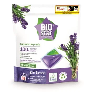 Reinigungsmittel BIOstar Waschkapseln 32 Stk.