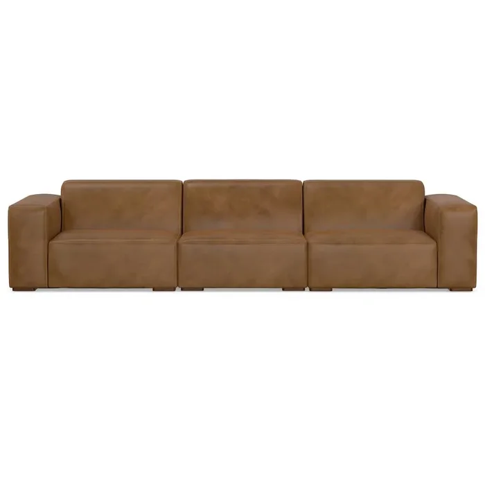 Rex 3-Seater Modular Sofa In Genuine Leather