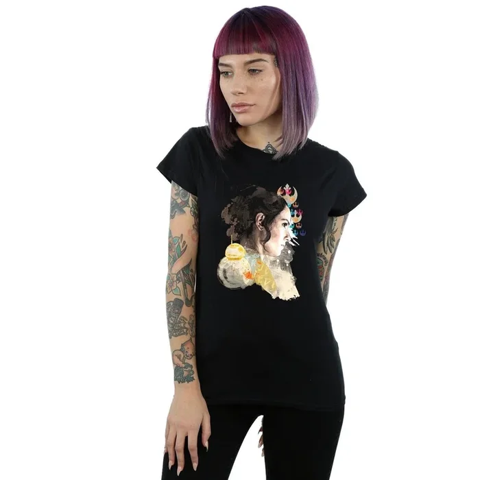 Rey Collage Cotton T-Shirt