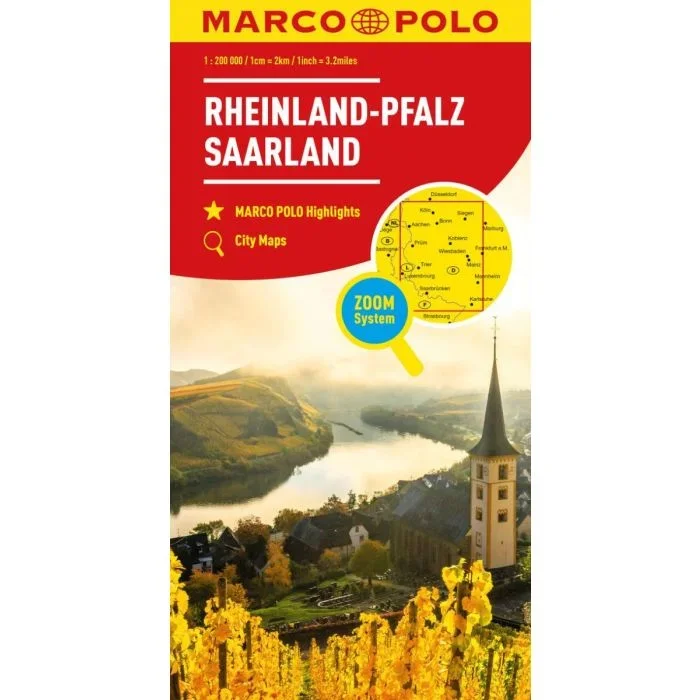 Rhineland-Palatinate · Saarland [10] Marco Polo Regional Map | 1:200,000