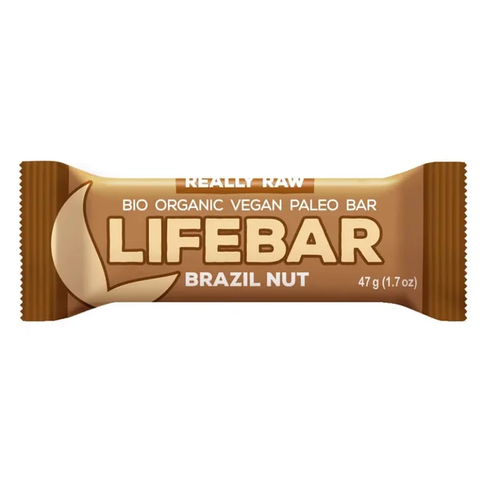 Roher Paranussriegel mit glutenfreiem BIO 47 g – LIFEFOOD