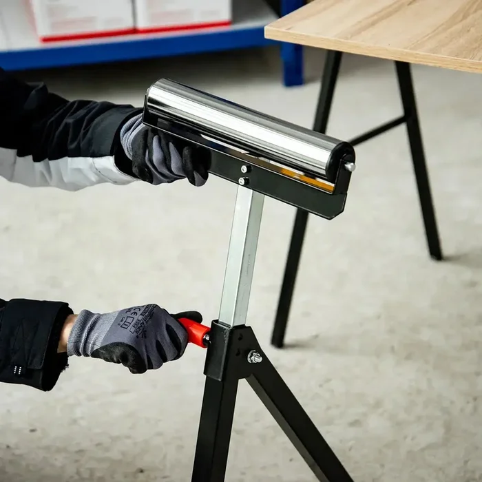 Roller Support Stand | Adjustable Height with Ball Bearing Rollers