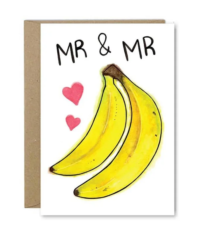 Rose & Daff Mr & Mr Card