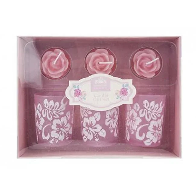 Rose Candle Gift Set 6pc