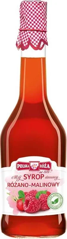 Rosen- und Himbeersirup 500 ml POLSKA ROZA