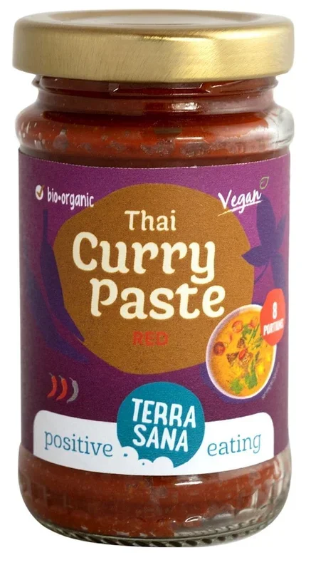 Rote Currypaste BIO 120 g – TERRASANA