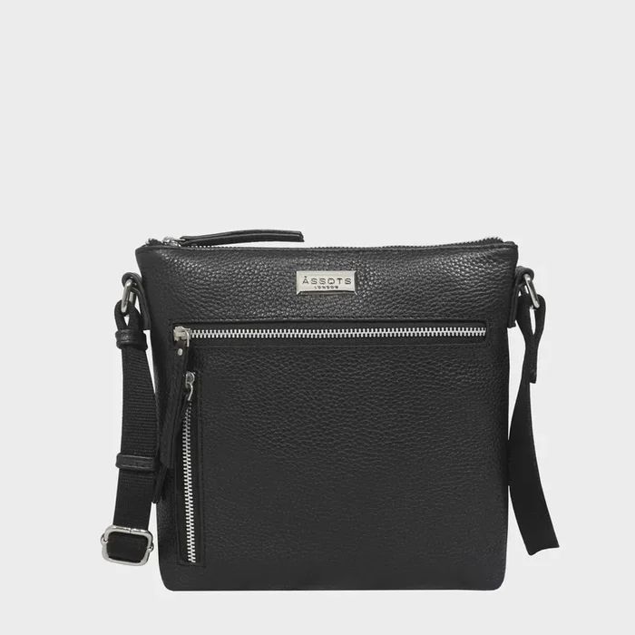 RUE’ Soft Pebble Grain Leather Crossbody Bag
