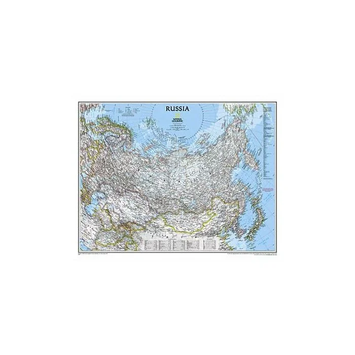 Russia NGS Classic Wall Map PAPER