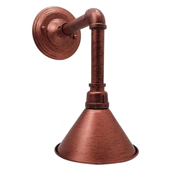 Rustic Red Colour Wall Pipe Lamp Retro Light Steampunk Vintage Wall Sconce Lights~1423