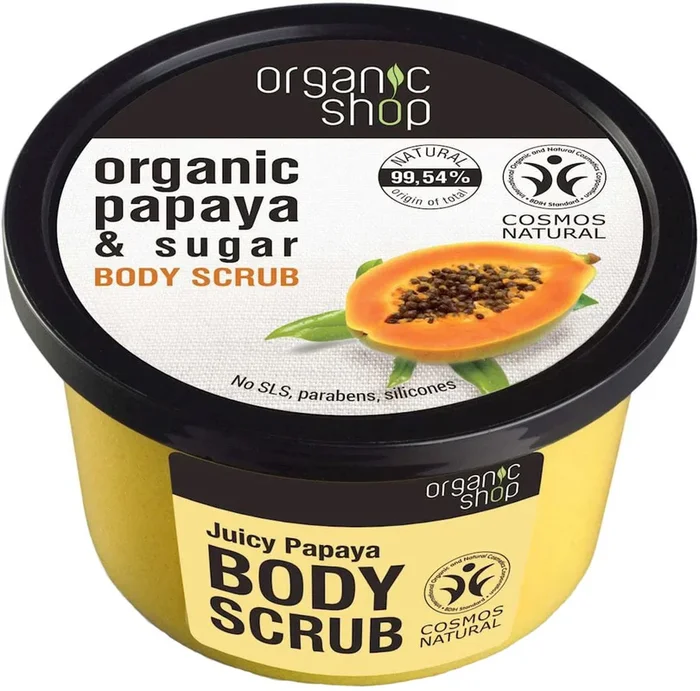 Saftiges Papaya-Körperpeeling 250 ml – BIO SHOP