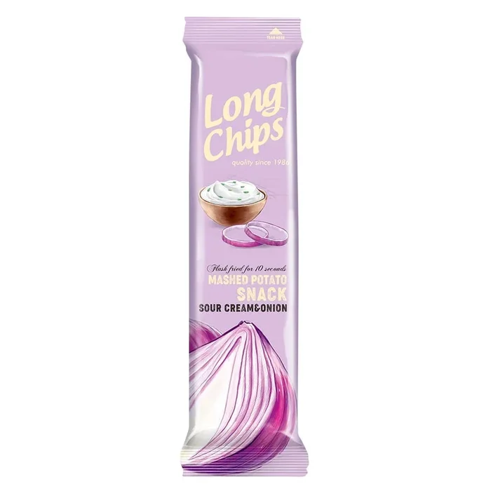 Sahne-Zwiebel-Kartoffelchips 75 g – LANGE CHIPS