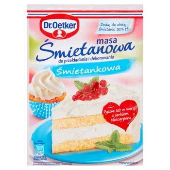Sahnemasse mit Sahnegeschmack Dr. Oetker 56g