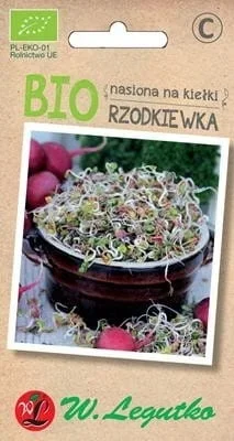Samen für Sprossen – Radieschen BIO 10 g LEGUTKO