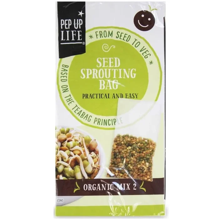 Samenmischung zum Keimen (Mungobohne, Linse, Buchweizen, Senf) BIO 4 x 20 g (80 g) – PEP UP LIFE