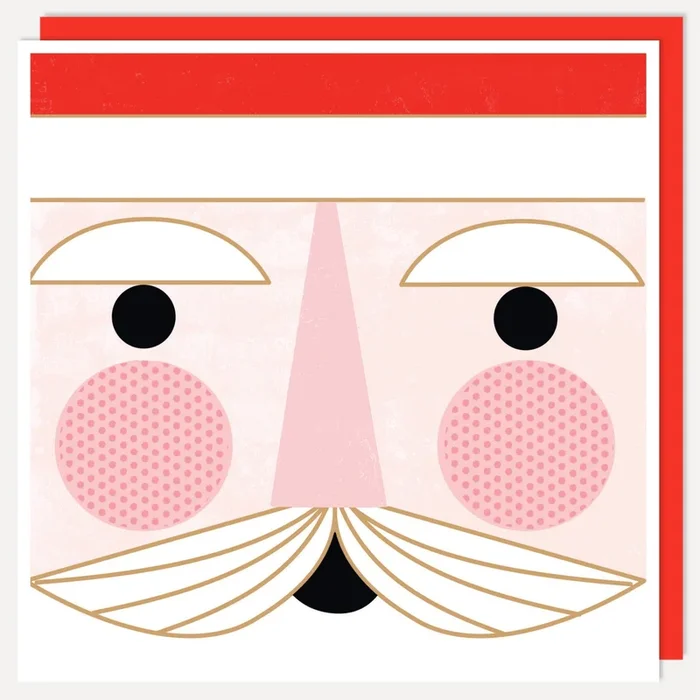 Santa Face Card
