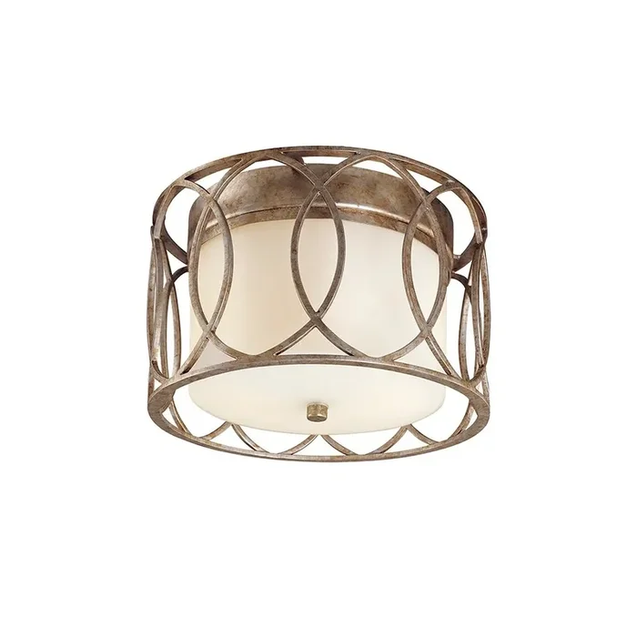 Sausalito Flush Mount In Silver Gold Color