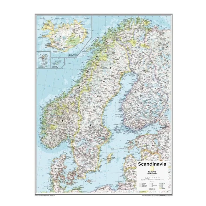 Scandinavia – Atlas of the World, 10th Edition Map
