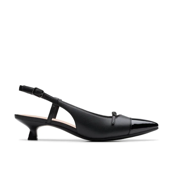 Scarlyt Rowan Black Leather Pumps