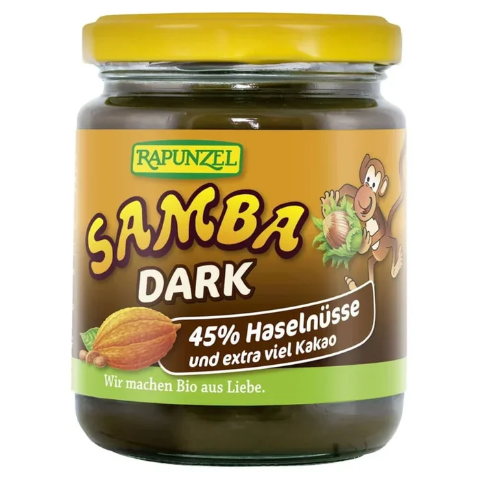 Schokoladen- und Nusscreme Samba BIO 250 g – RAPUNZEL