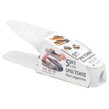 Schuhorganizer 30-38 – transparent, Set 5 Stk