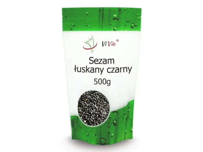 Schwarzer Sesam 500g – VIVIO