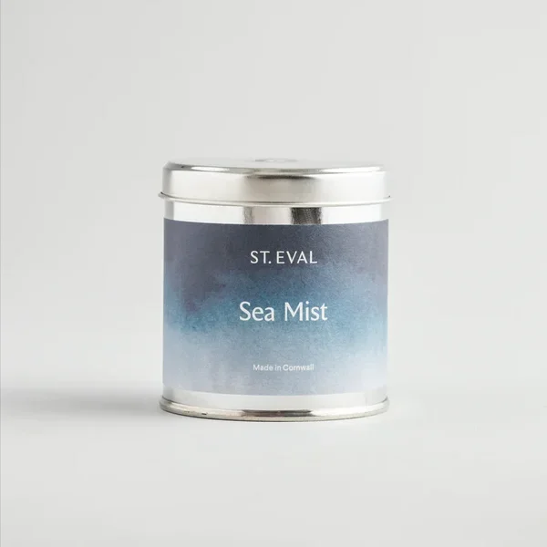 Sea Mist, Scented Coastal Tin Candle