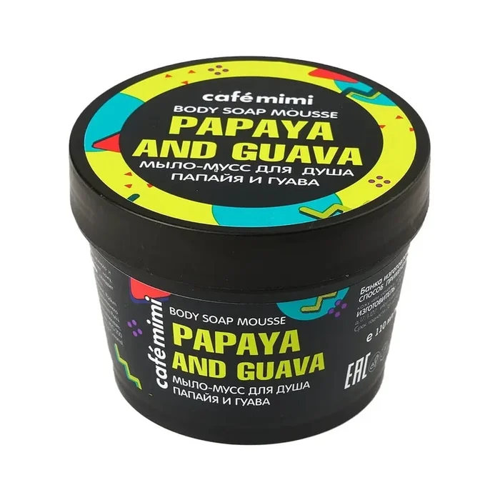 Seife – Papaya & Guave Körpermousse 110 ml CAFEMIMI