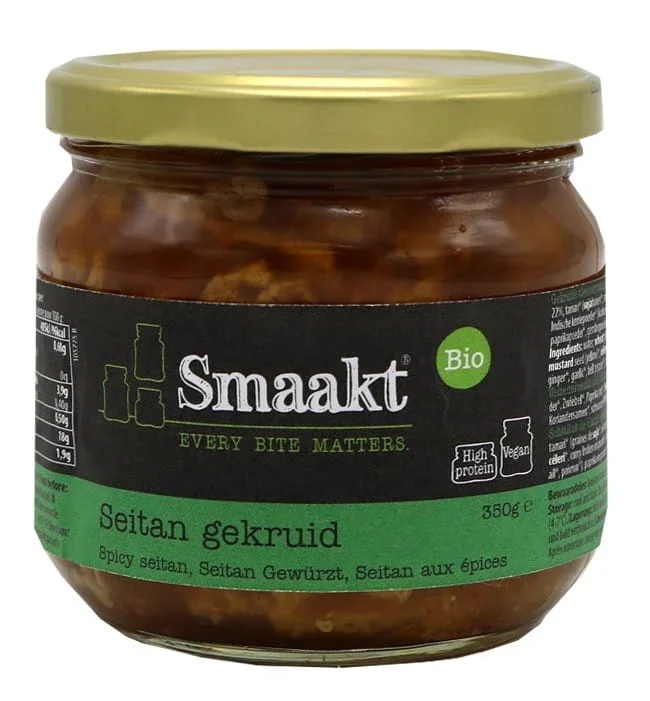 Seitan mit Gewürzen in Salzlake BIO 350 g – TASTE