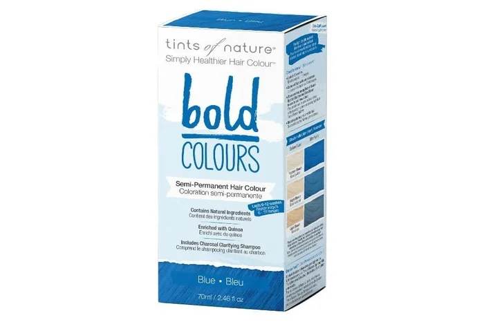 Semi-permanente kräftige Farben – blaue TINTS OF NATURE