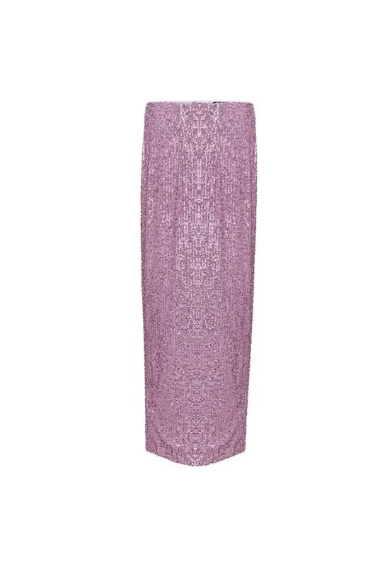 Sequin Party Skirt- Pink