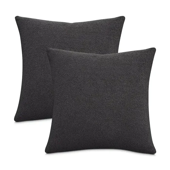 Shepard 21″ Square Throw Pillow, Set of 2 – Dove Gray