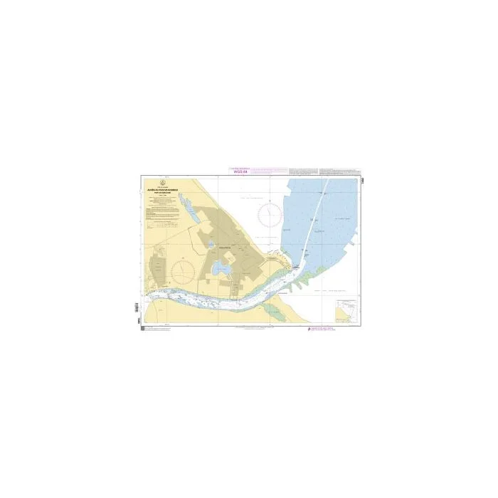 SHOM Chart 7480 – Accès au fleuve Kourou – Port de Pariacabo