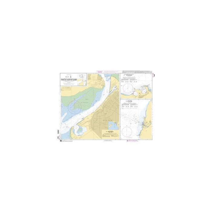 SHOM Chart 7580 – Ports du Golfe de Guinée