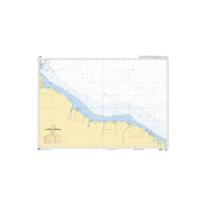 SHOM Chart 7625 – De Trinidad à Cabo Orange