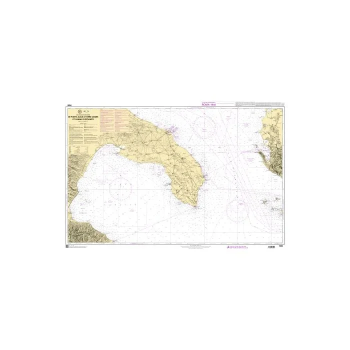 SHOM Chart 7699 – De Punta Alice à Torre Canne et Canale d’Otranto