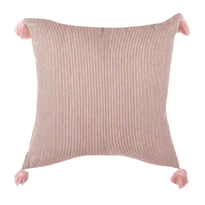 Sidney Pillow, Rusty Red/White