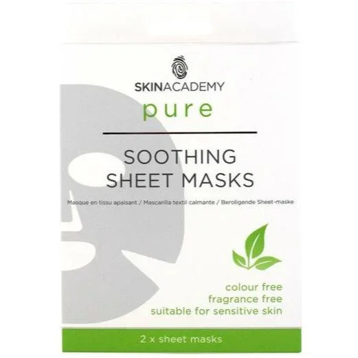 Skin Academy Pure Soothing Sheet Masks 2 Pack – Case of 12