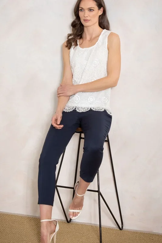 Sleeveless Crochet Top