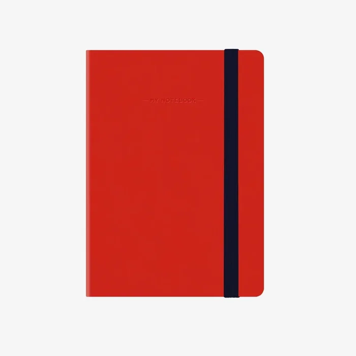 Small Lined Red Notebook