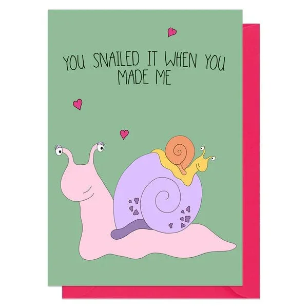 Snail Mother’s Day Card