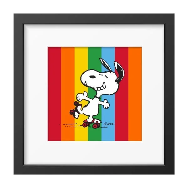 Snoopy Good Times Framed Print 12×12
