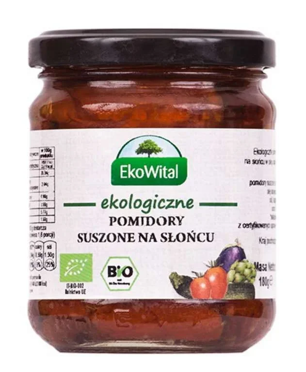 Sonnengetrocknete Tomaten in Öl BIO 180 g EKOWITAL