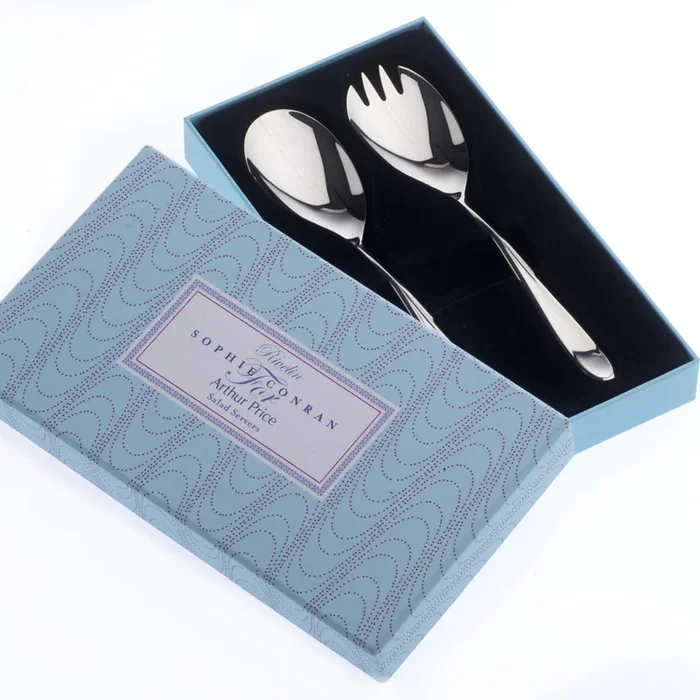 Sophie Conran ‘Rivelin’ Stainless Steel Pair Of Salad Servers Gift Boxed Cutlery Set