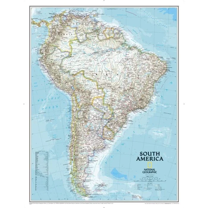 South America Classic [Enlarged] Map