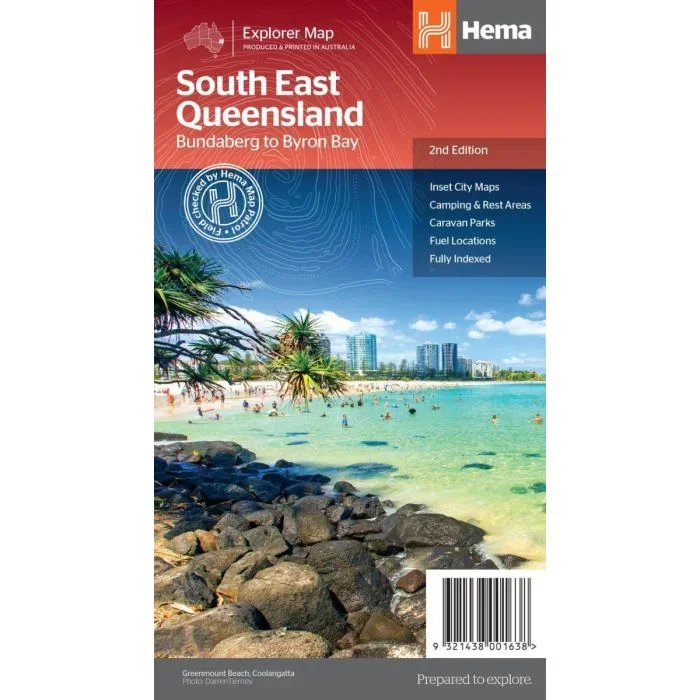 South East Queensland: Bundaberg to Byron Bay | Hema Australia Explorer Map