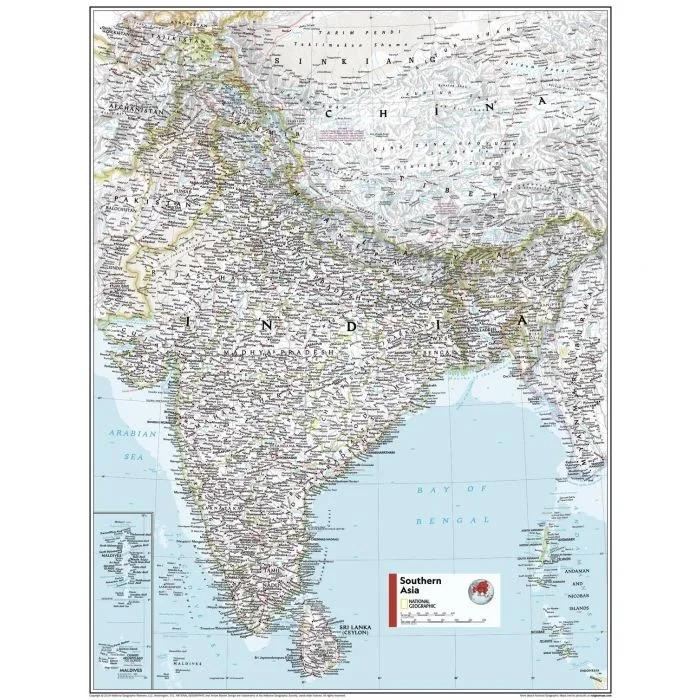 Southern Asia – Atlas of the World, 11th Edition Map